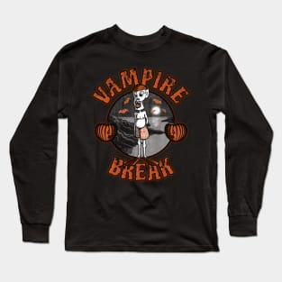 Vampire Break (orange) Long Sleeve T-Shirt